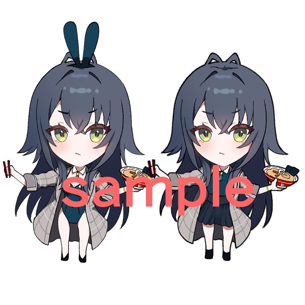 月村手毬ステッカー2枚組