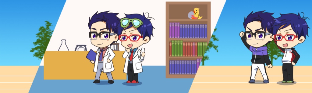 竜ヶ崎兄弟マスキングテープ