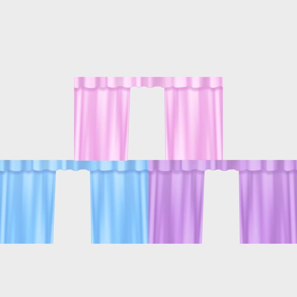舞台風カーテントランジション_パステル(Curtain Transitions)