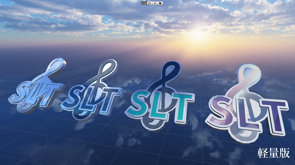 SLT公式3Dグッズ第1弾ピンバッジ・ピアス(無料版/有料版おまけ付)