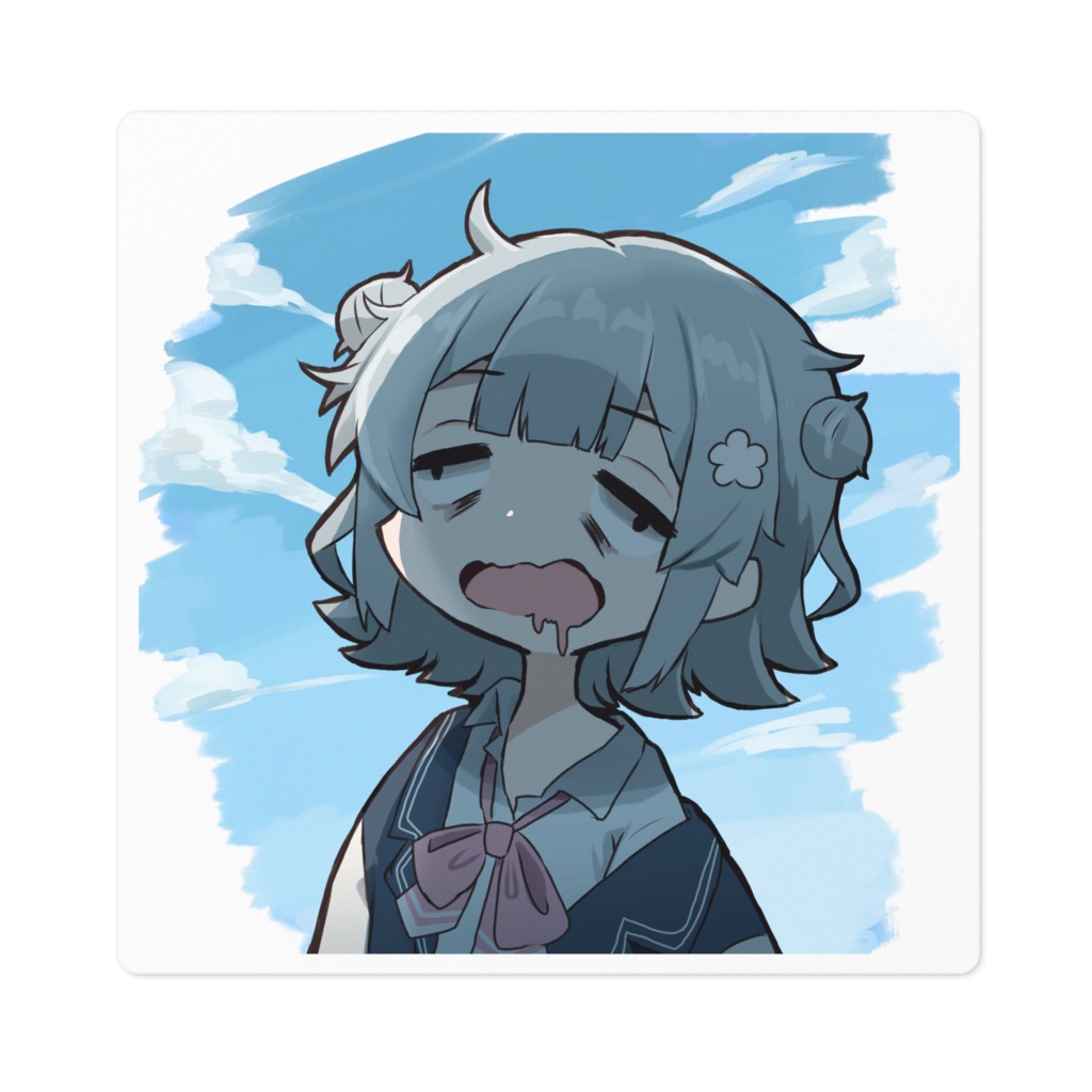 朝の六花ちゃん　ステッカー