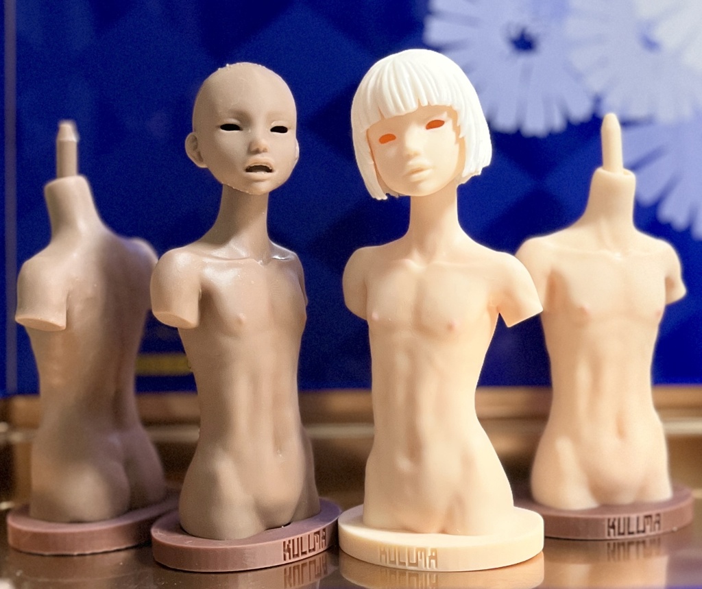 1/6ヘッドトルソー／未塗装ガレージキット