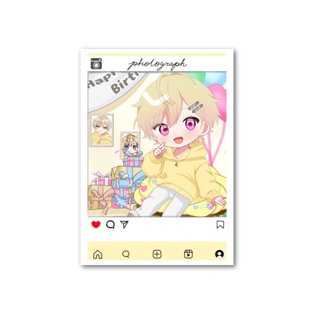 きらなくんのフォトカード