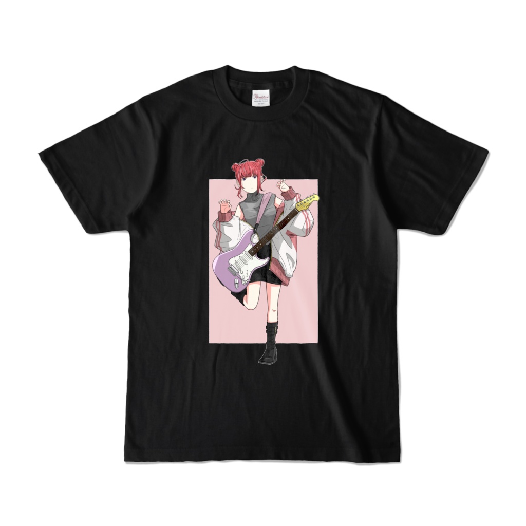 【4周年記念】春歌みことTシャツ(黒)