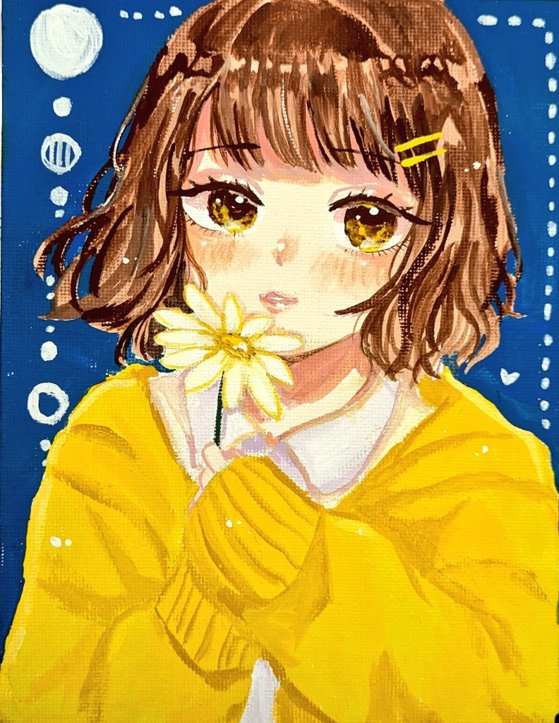 黄色い華