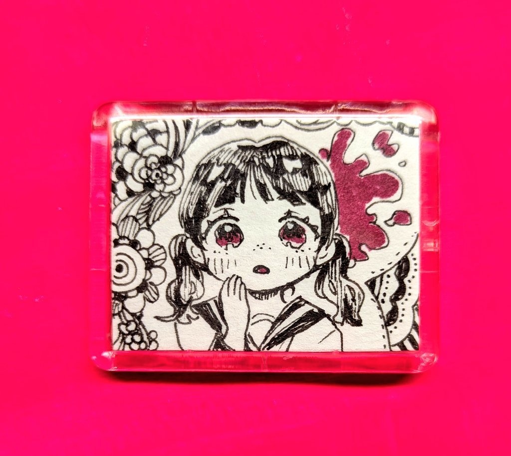 ミニマグネット原画(ペン画各種)