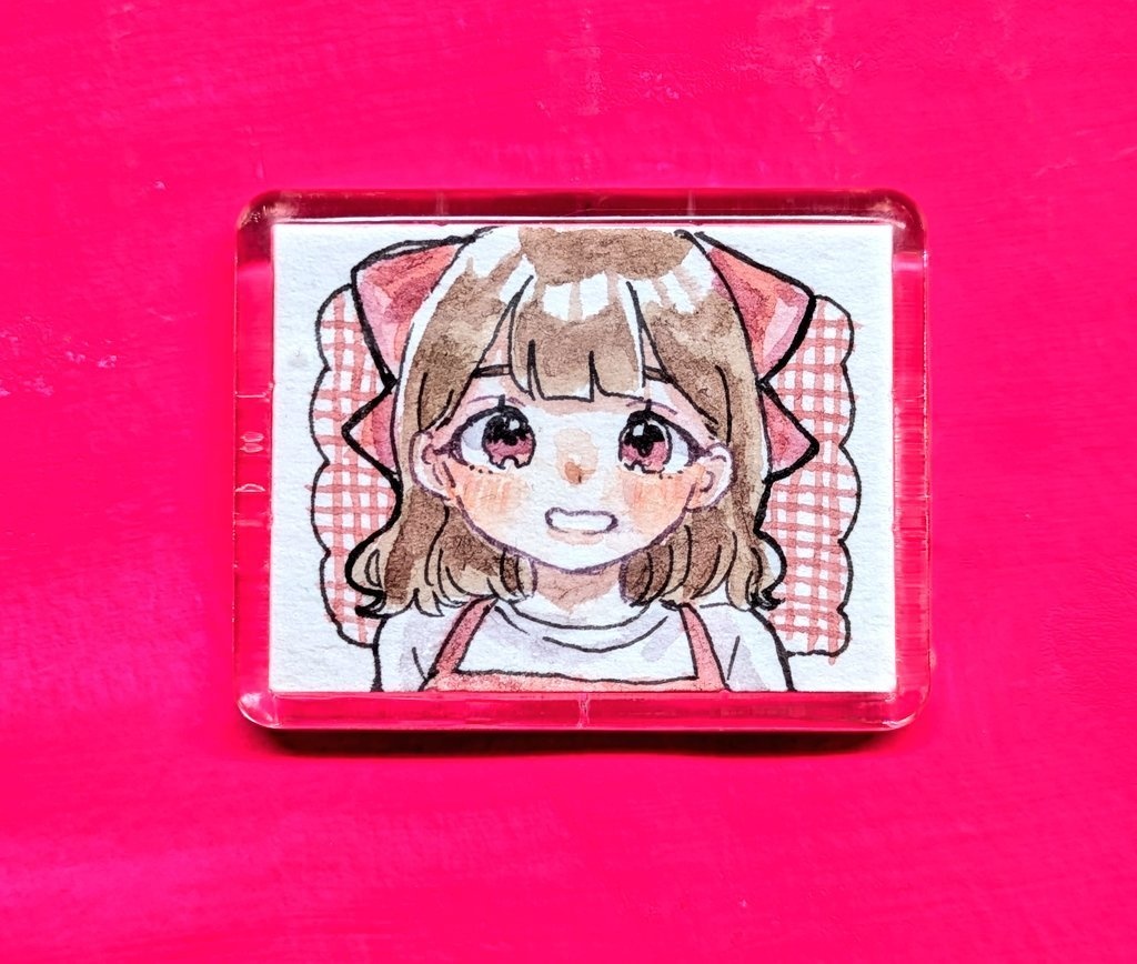 ミニマグネット原画(水彩各種)