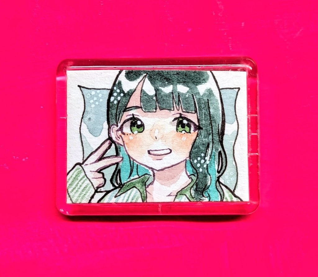 ミニマグネット原画(水彩各種)