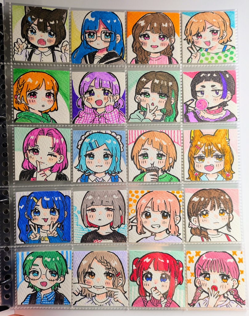 ワンチャンフルカラーミニ原画ガチャ