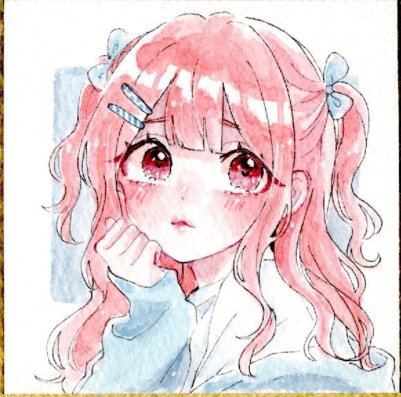 豆色紙(おんにゃの子)