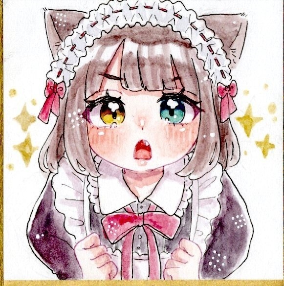 豆色紙(おんにゃの子)