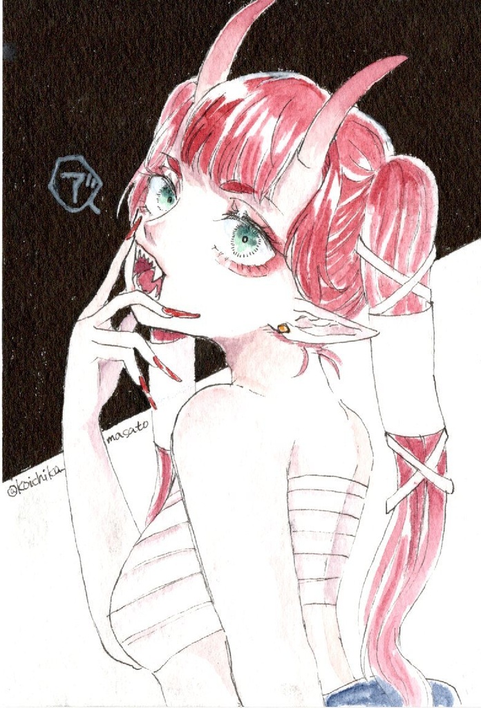 水彩ポストカード原画