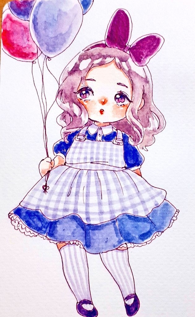 水彩ポストカード原画