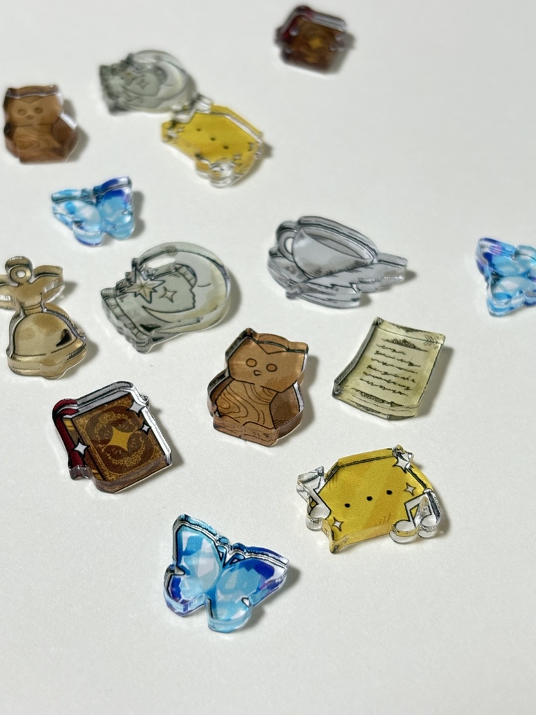 【非公式】ベリアンのシャカシャカアクリルパーツ(スマホケース用)