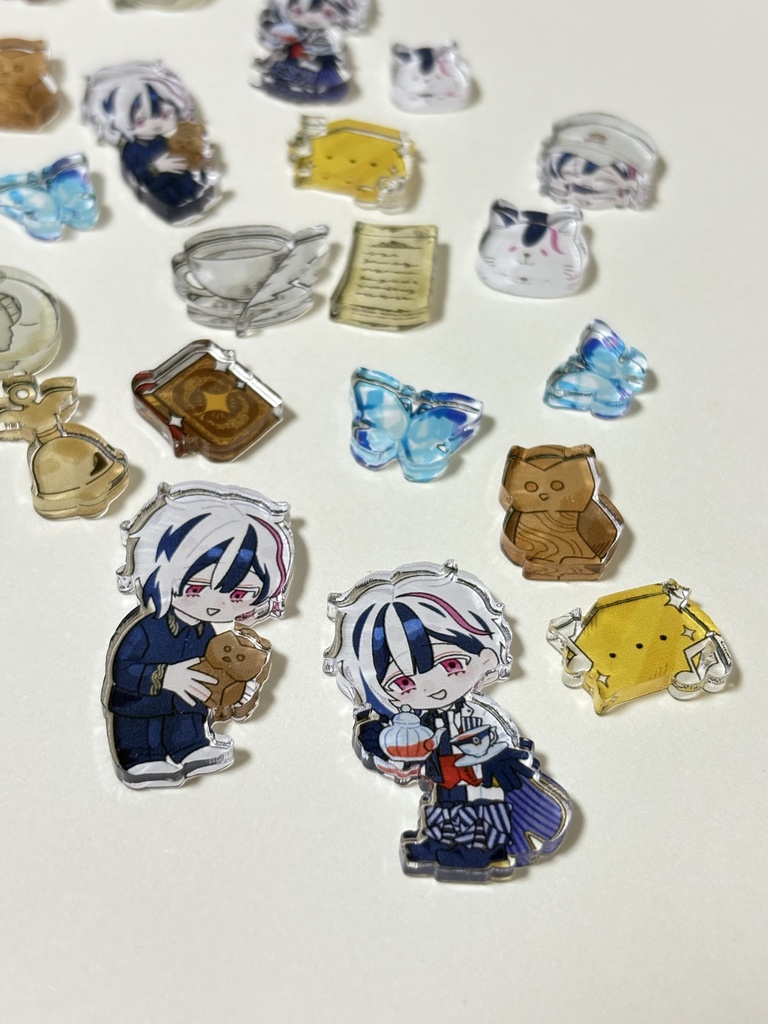 【非公式】ベリアンのシャカシャカアクリルパーツ(スマホケース用)