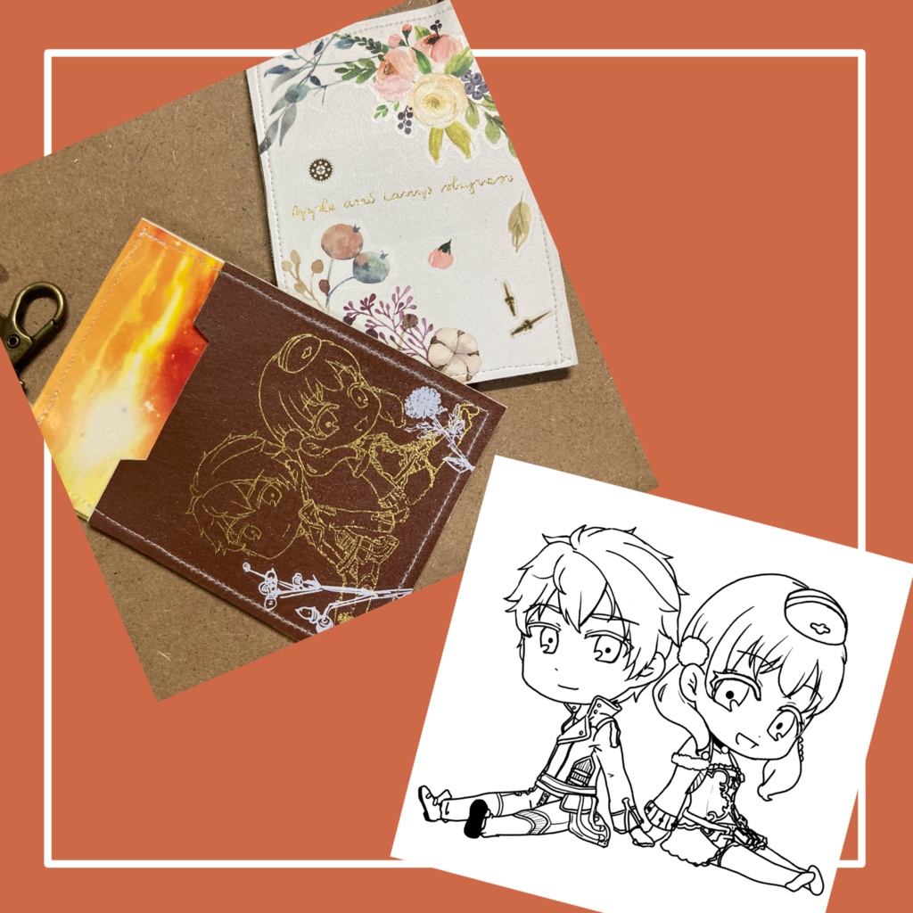 合皮パスケース エスカ&ロジー