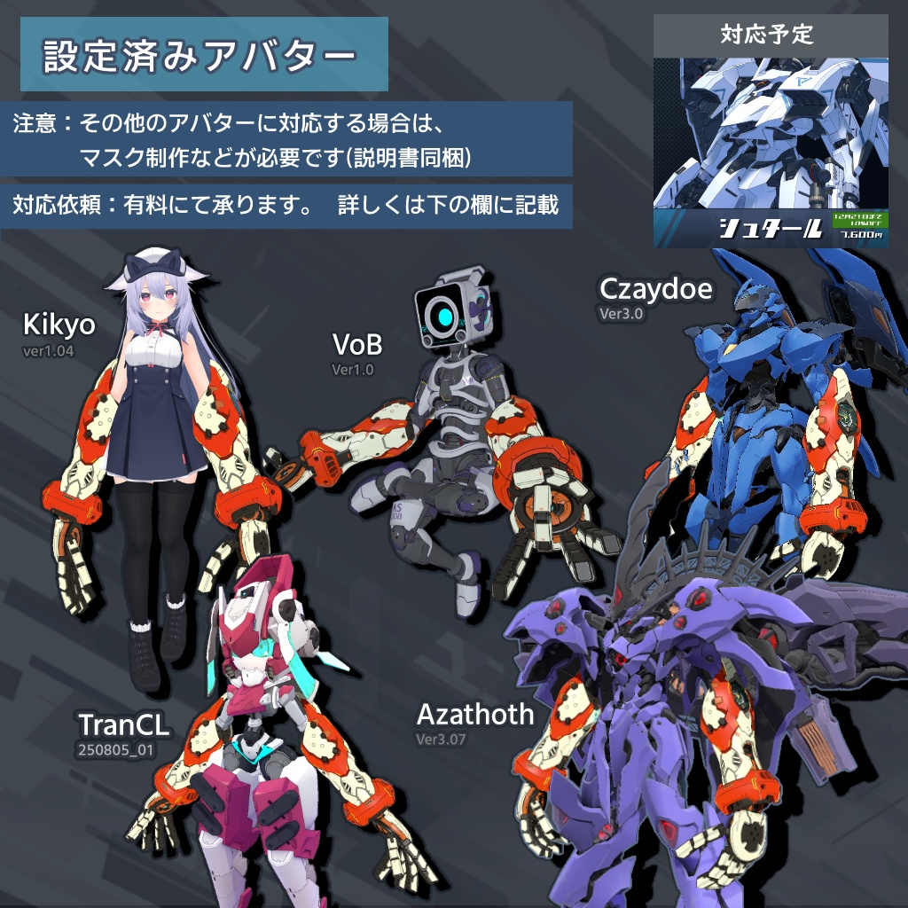 【3Dモデル】「魔装機カラドニク」-Karadoniku-