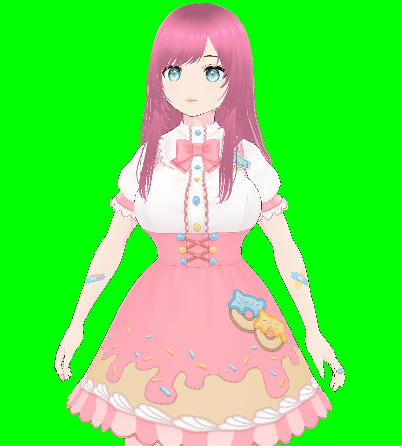 【VRoid】【VRM】【3Dモデル】桃井姫子