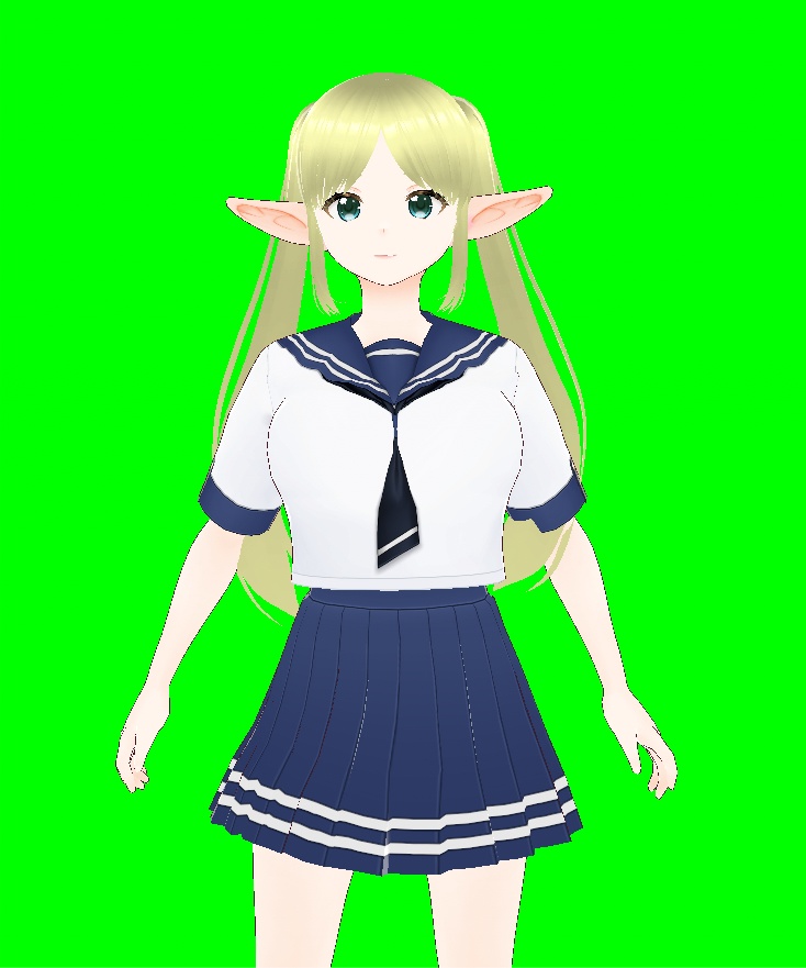 【VRoid】【VRM】【3Dモデル】森野精