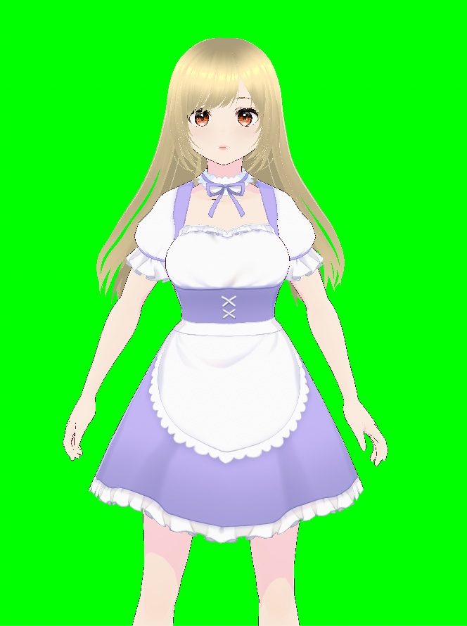 【VRoid】【VRM】【3Dモデル】暁あさぎVer2