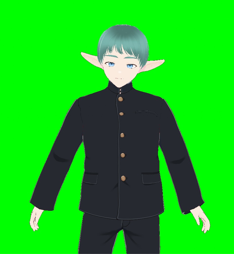 【VRoid】【VRM】【3Dモデル】森野武尊Ver2
