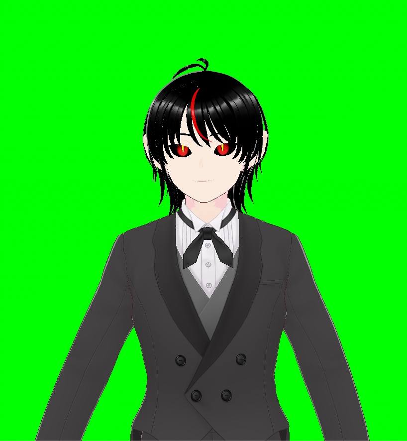 【VRoid】【VRM】【3Dモデル】ノワールセバス