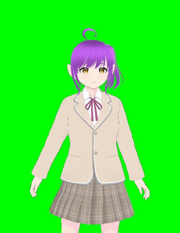 【VRoid】【VRM】【3Dモデル】ヴィオレウルティ