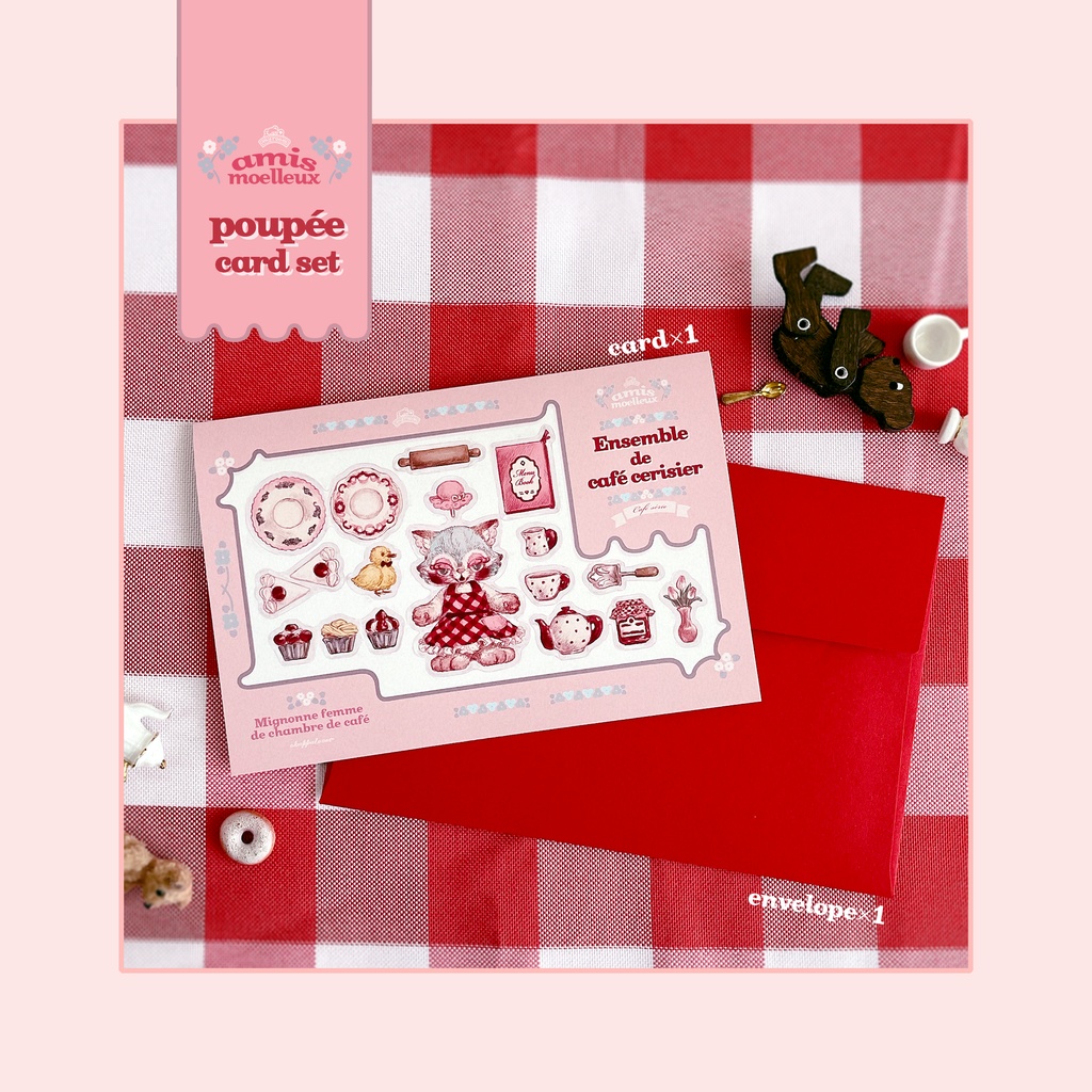 【200yenOFF】poupee card set