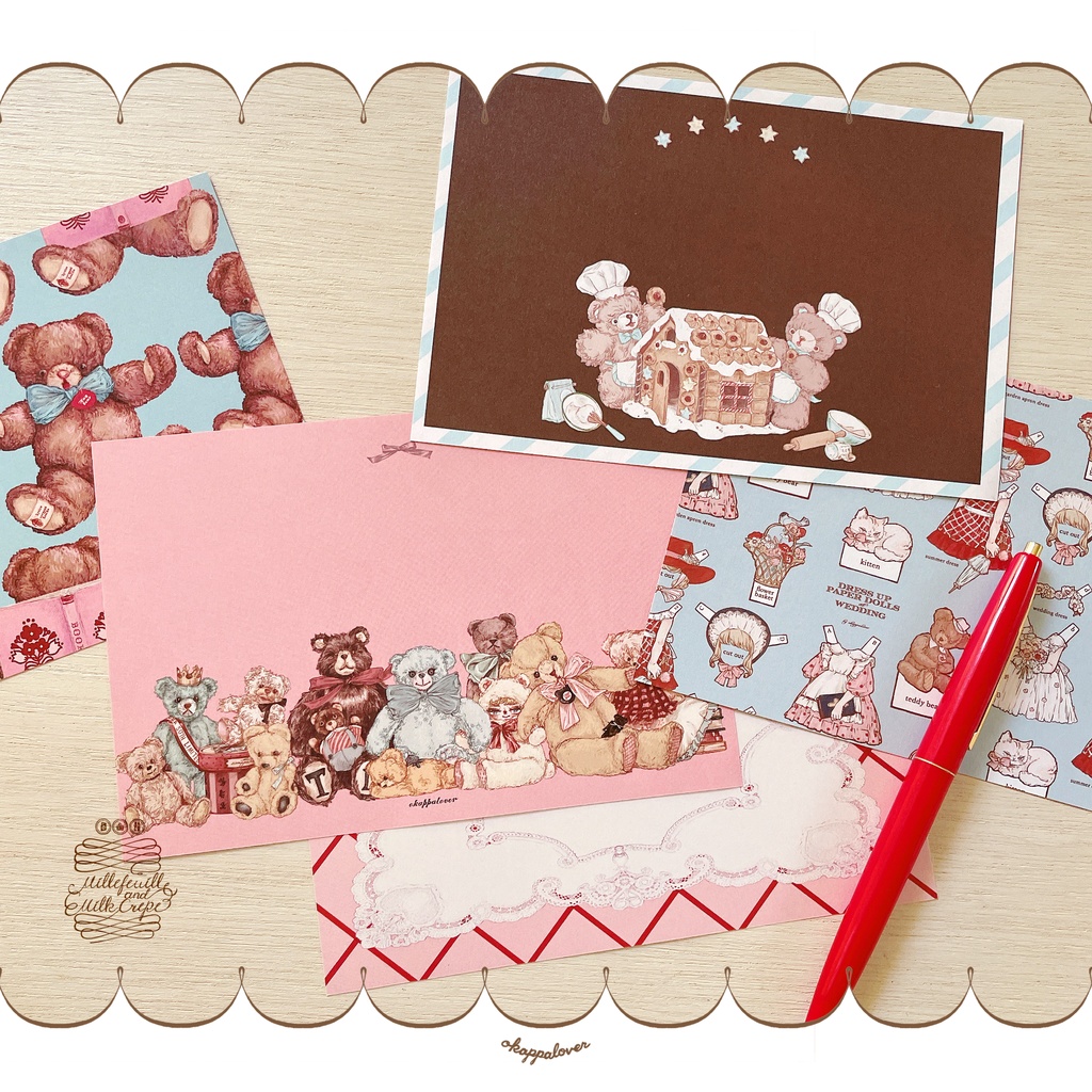 【本文のみ】millefeuille &milcrepe 便箋pad