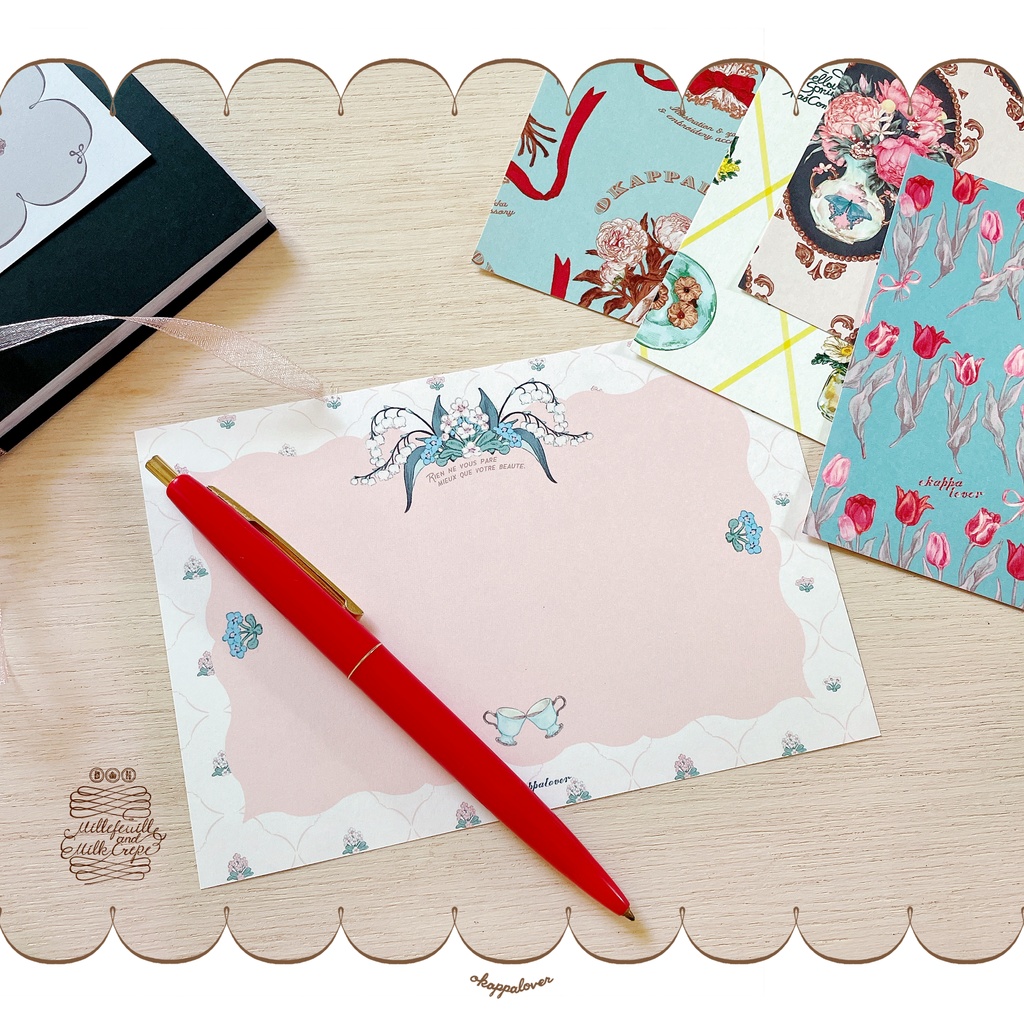 【本文のみ】millefeuille &milcrepe 便箋pad