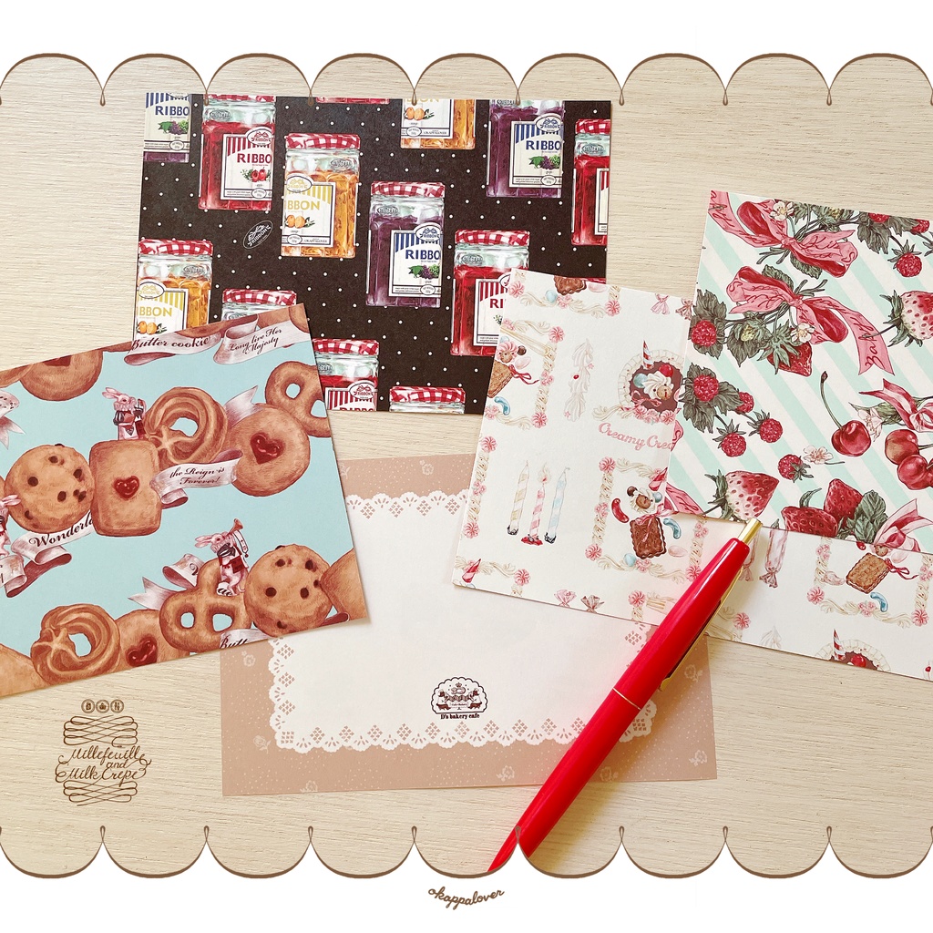 【本文のみ】millefeuille &milcrepe 便箋pad