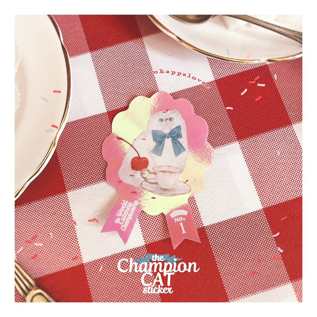 Champion CAT ステッカー
