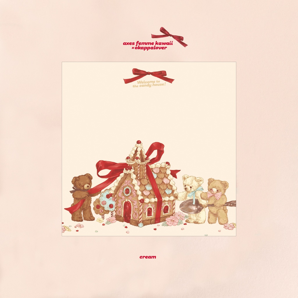 axes femme kawaiiコラボ　memopad（cream）