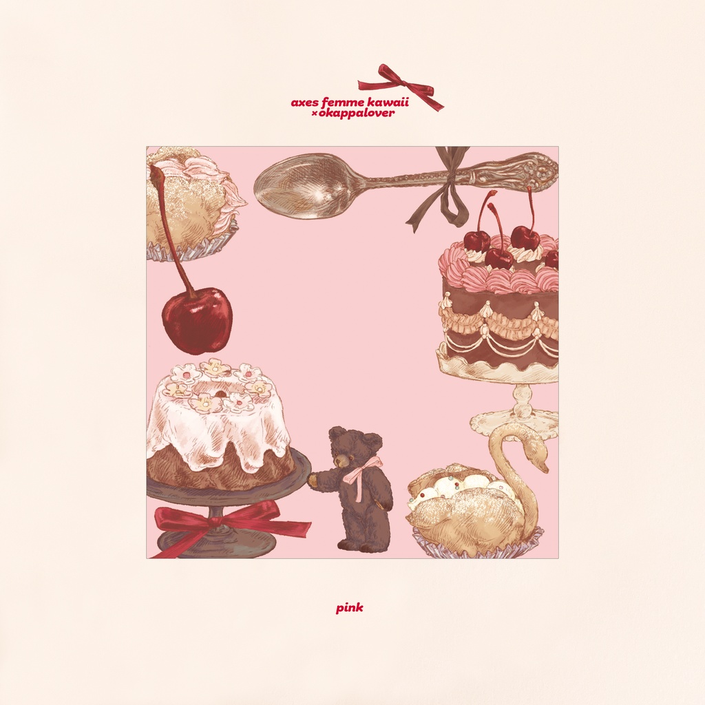 axes femme kawaiiコラボ　memopad（pink）