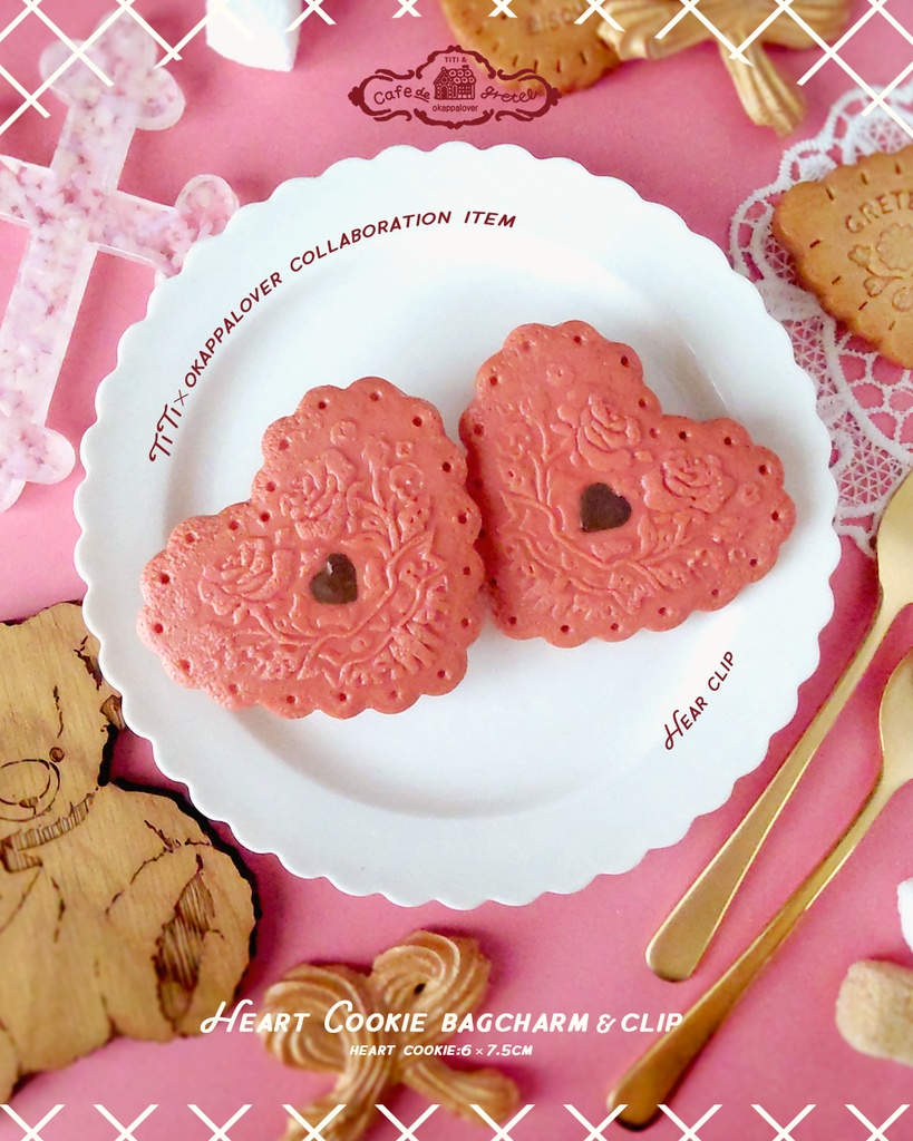 【TiTiコラボ】 Heart Cookie （ヘアクリップ）
