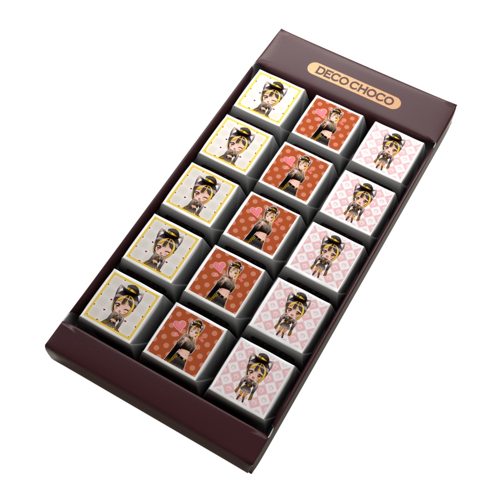 黒猫パッケージ チロルチョコ