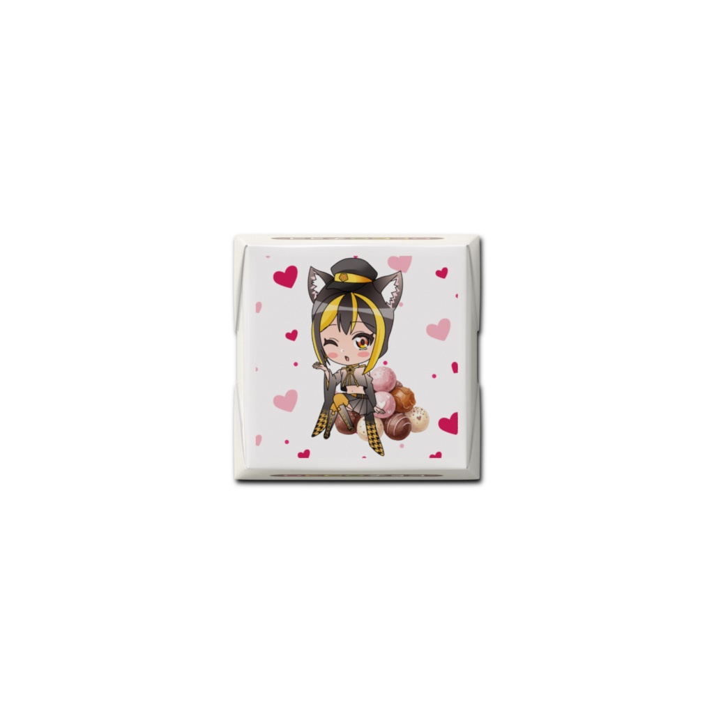 黒猫パッケージ チロルチョコ