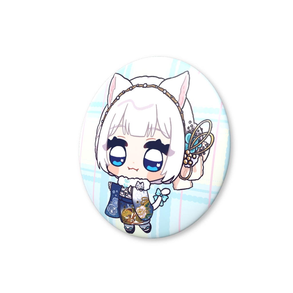 振袖SD缶バッジ
