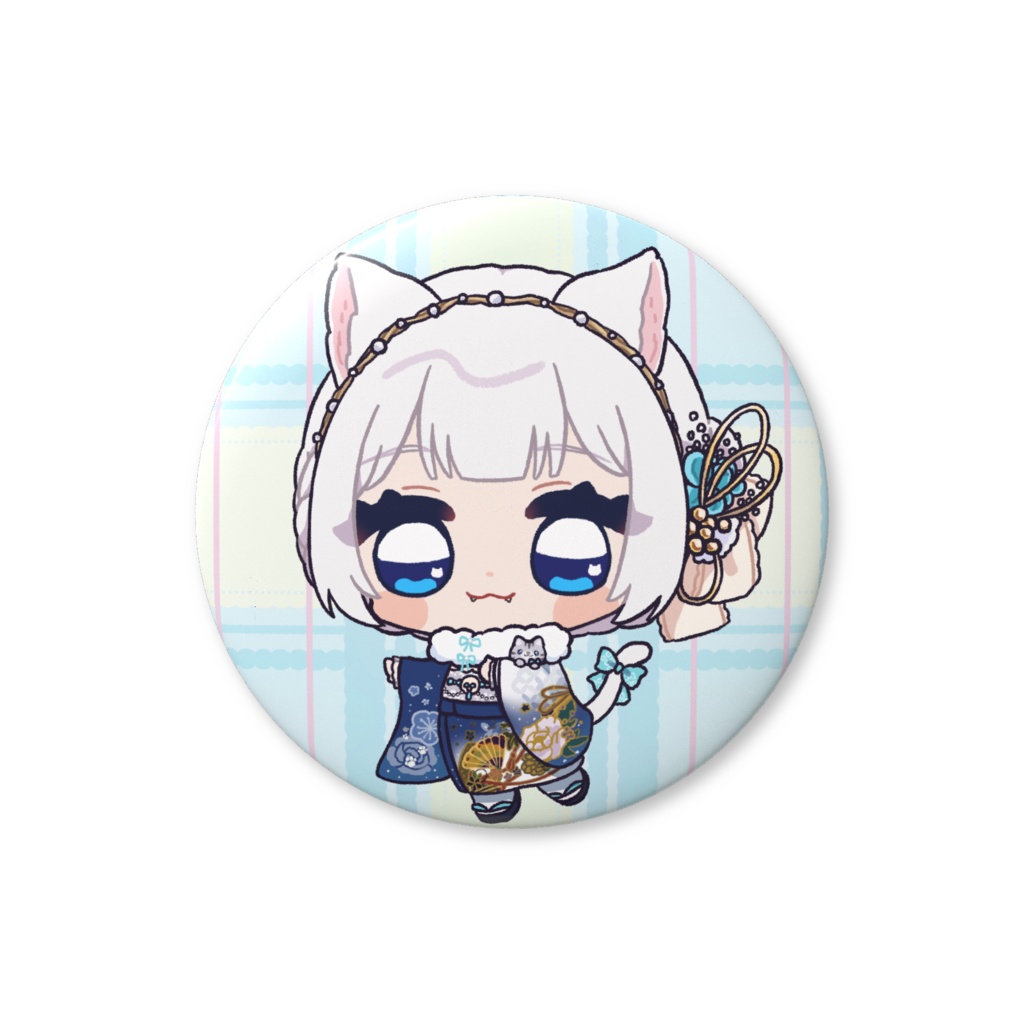 振袖SD缶バッジ