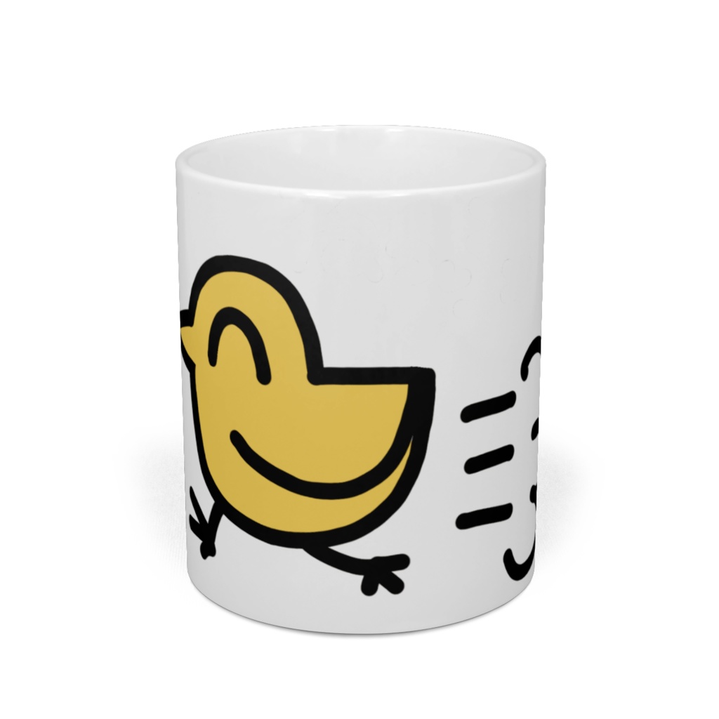 画伯ぴよっぴマグカップ