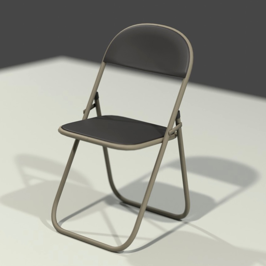 アリス3D小物類「同人誌即売会のパイプ椅子」