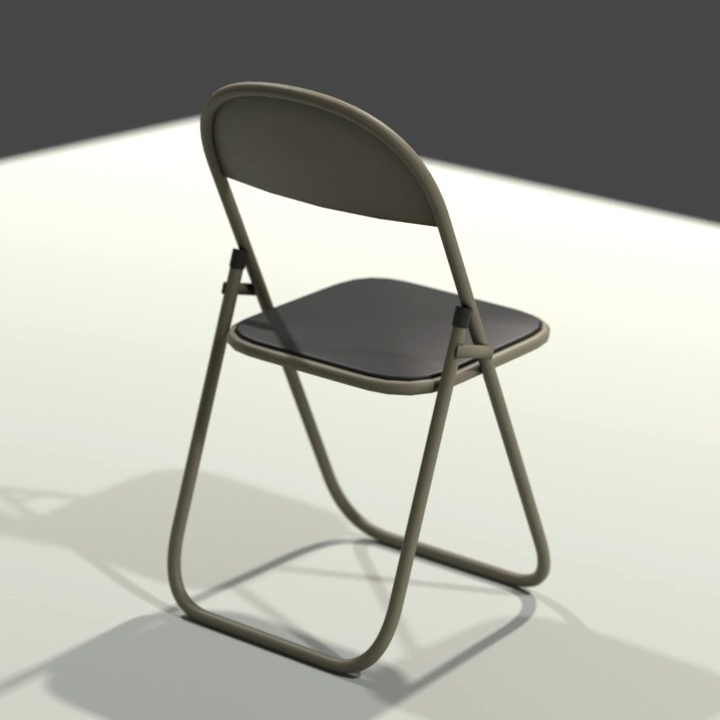 アリス3D小物類「同人誌即売会のパイプ椅子」