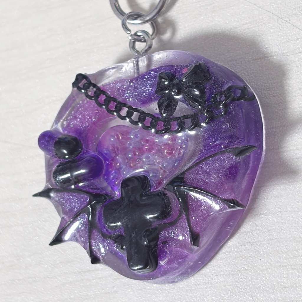 †堕天は〜と♡シャカシャカチャーム†　ポイズン♥パープル