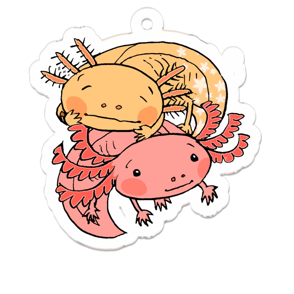 ウーパーキーホルダー