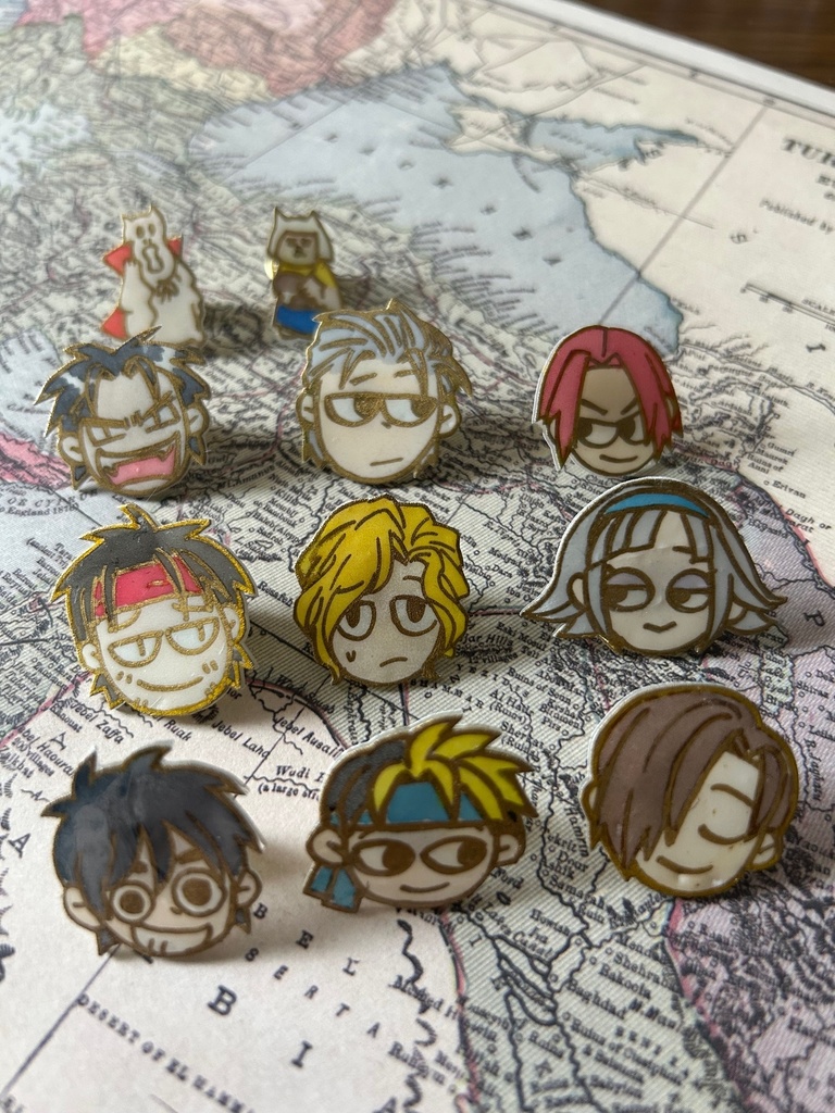 【幻水2】なんちゃってピンバッチ1