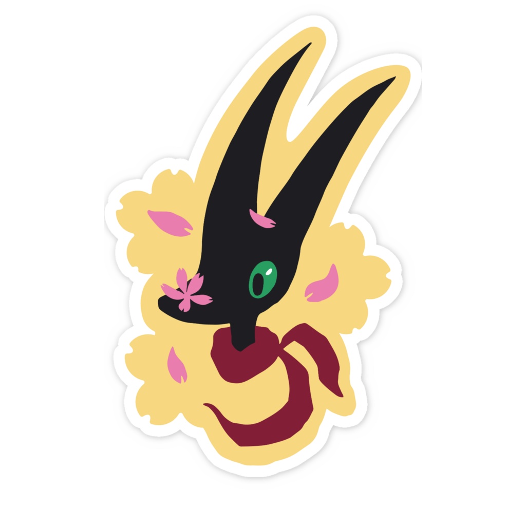 SHADOW - Sakura スマホステッカー