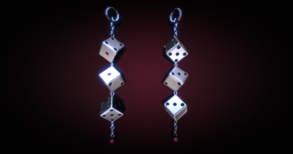 【VRChat用】ピアスセット