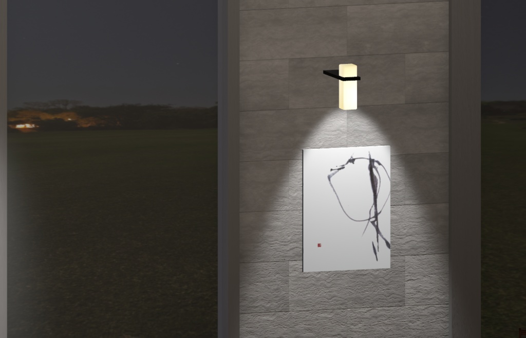 現代書「味」 タイル装・アクリル装の2点セット