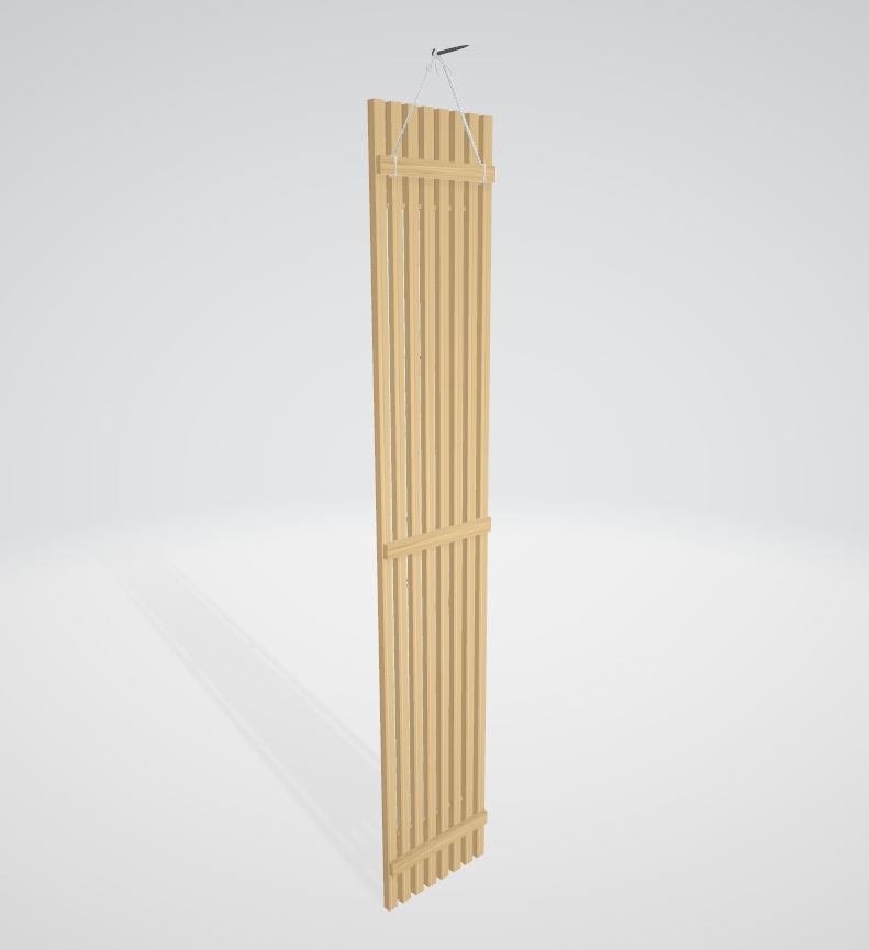 詩文書短冊「夏兆す」"Summer Signs" (2024.08)