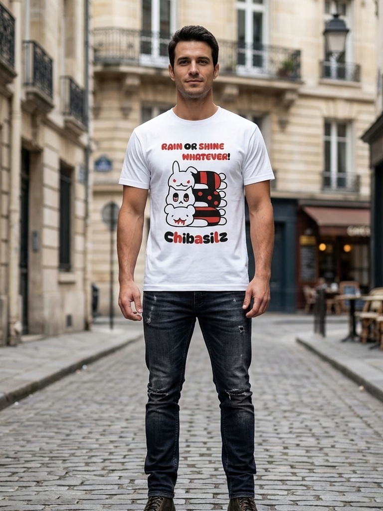 Chibasilz T-shirt / Puppets Icon / White